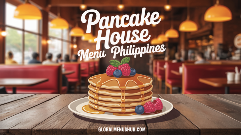 PANCAKE HOUSE MENU PHILIPPINES