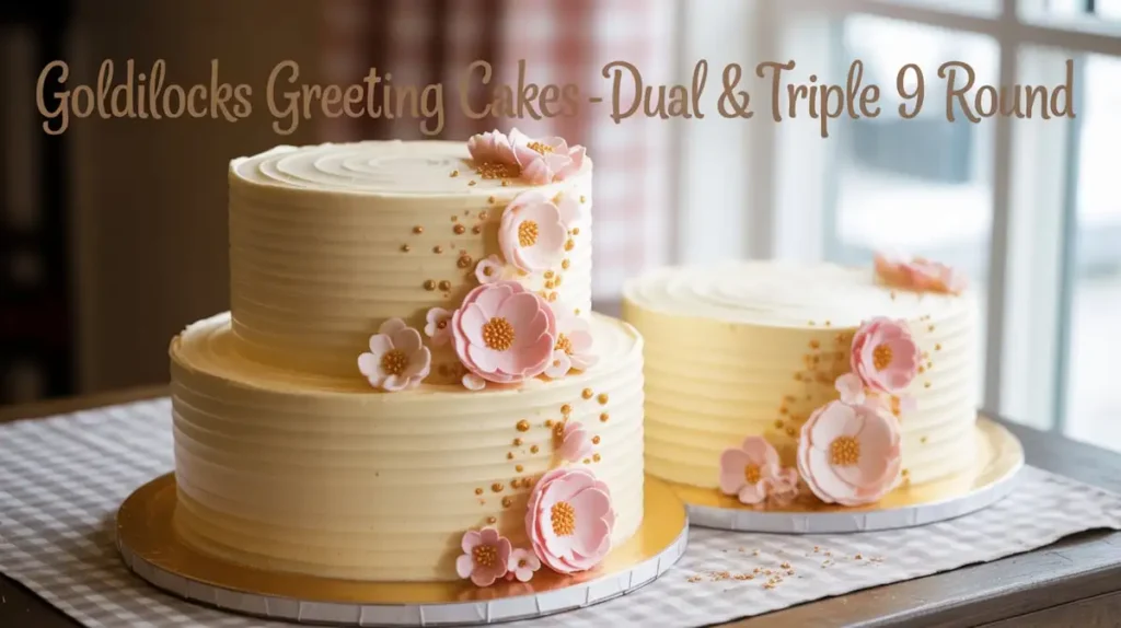 GOLDILOCKS GREETING CAKES – DUAL & TRIPLE 9 ROUND