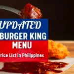 BURGER KING MENU PHILIPPINES & UPDATED PRICES 2025
