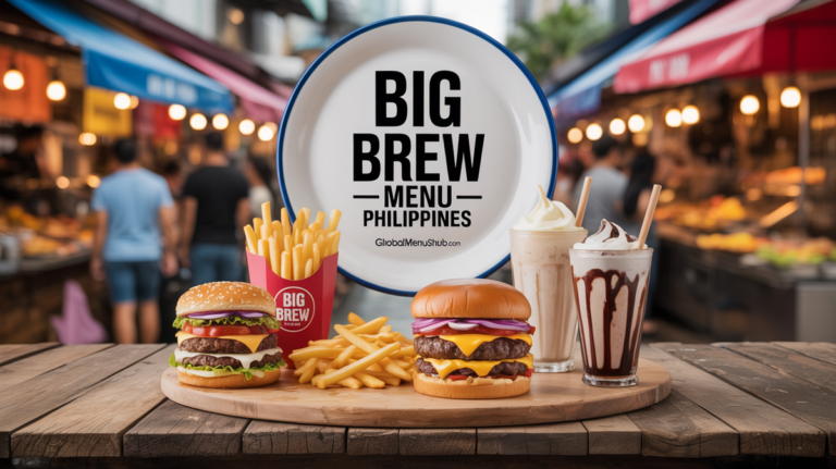 BIG BREW MENU PHILIPPINES