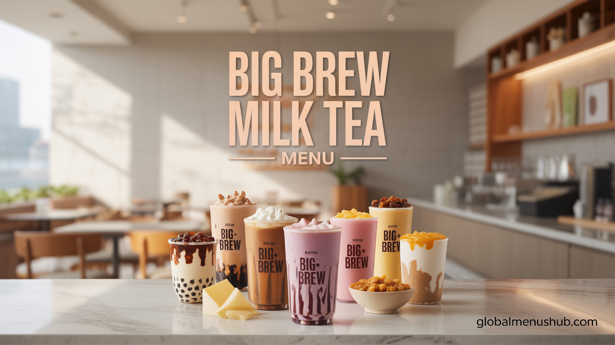 BIG BREW MILK TEA MENU