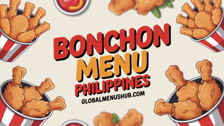 BONCHON MENU PHILIPPINES