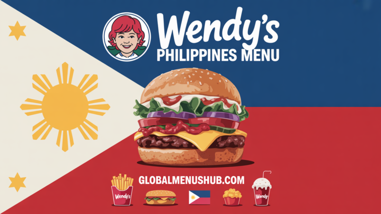 WENDY’S PHILIPPINES MENU