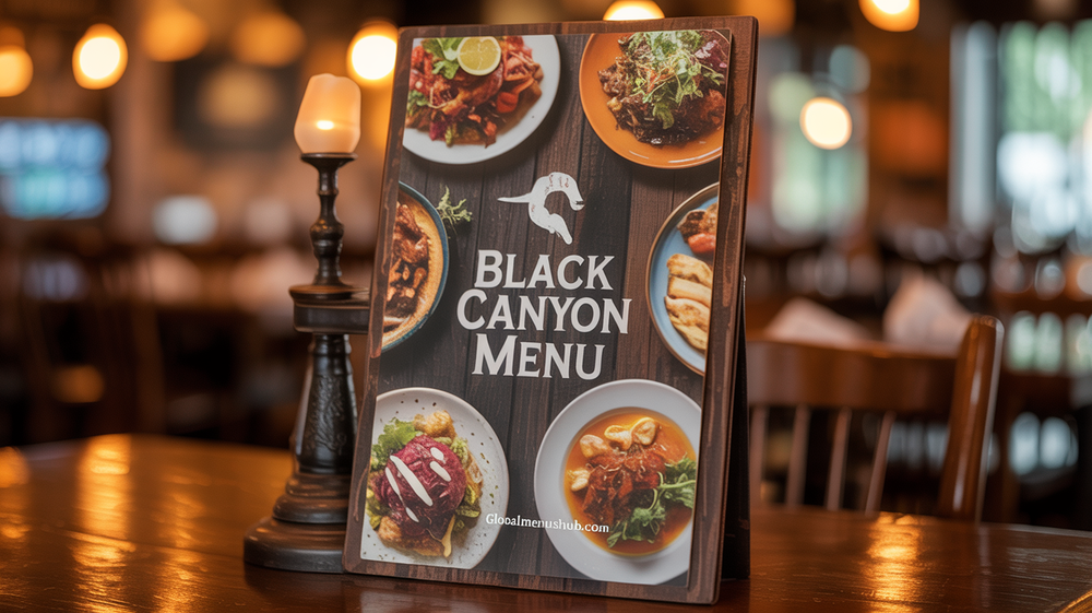 Black Canyon Menu