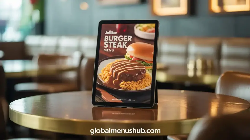 Jollibee Burger Steak Menu