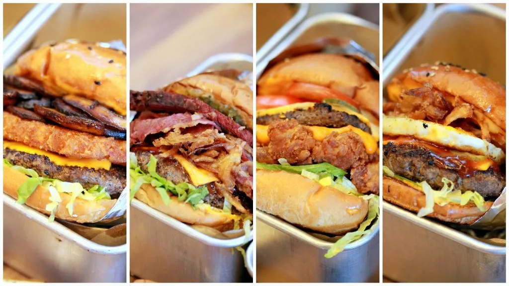 Woodfire Burger Menu