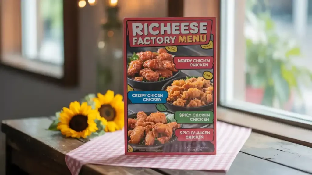 Richeese Factory Menu
