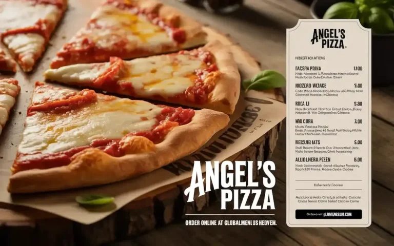 Angel’s Pizza Menu