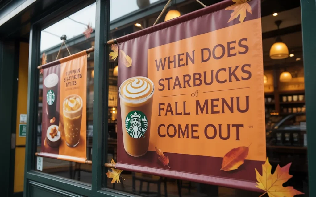 Starbucks Fall Menu